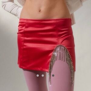 Urban Outfitters rhinestone miniskirt